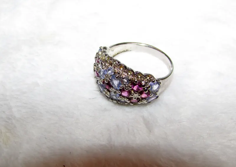 925 сребърен пръстен с танзанит